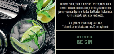 Gin-tasting - Tahkon tislaamo/HopHaus Tahko