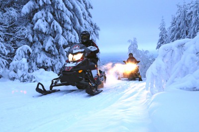 Moottorikelkkasafari Nuotiokierros