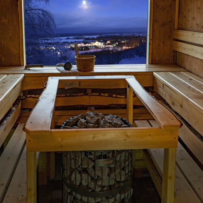 Panorama näköalasauna ja palju