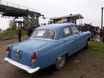 Volga -museoauto tilaisuuksiin Tahkolla
